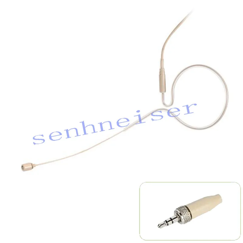 100PCS 3.5mm Plug (with nut) Skin Color Mini Single Ear Hanging Omni Directional Condenser Headset Microphone E1-B-1 | Электроника