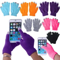 unisex winter warm capacitive knit gloves hand warmer for touch screen smart phone mx8