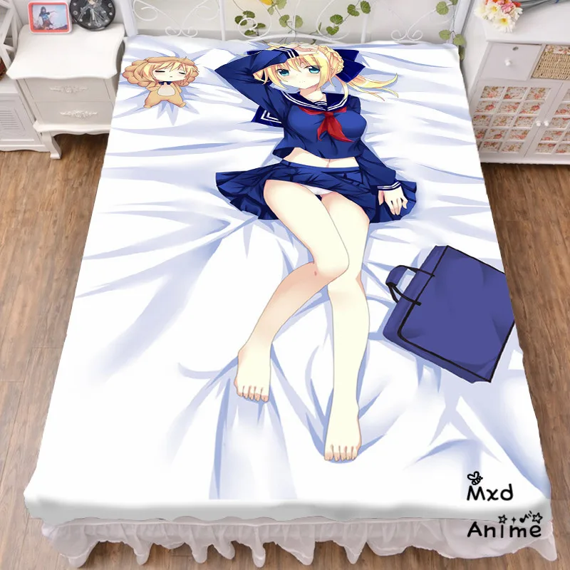 

Японское аниме fate stay night saber простыня пледы одеяло постельные принадлежности покрывало Косплей Подарки плоский лист cd018