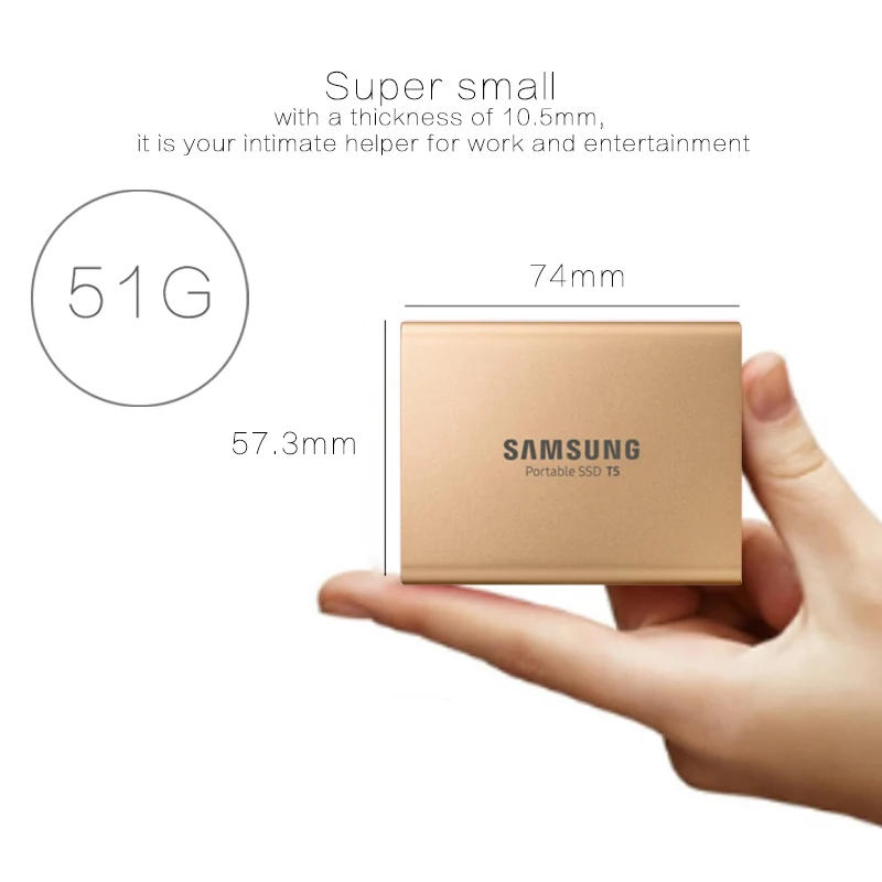 Samsung t5 Portable ssd External Solid State Drives 250GB 500GB 1TB USB 3.1 Gen2 external ssd hard drive disco duro ssd portable