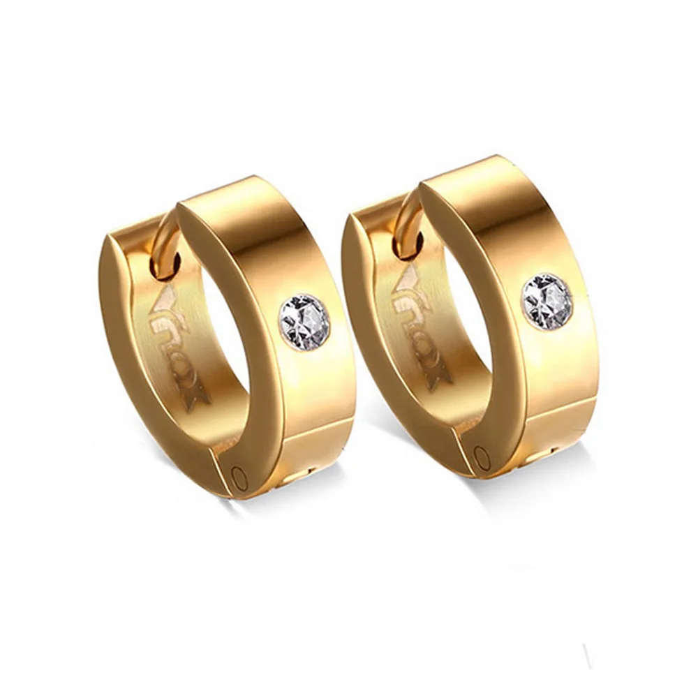 Крутые серьги-кольца для женщин и мужчин маленькие серьги из нержавеющей стали с