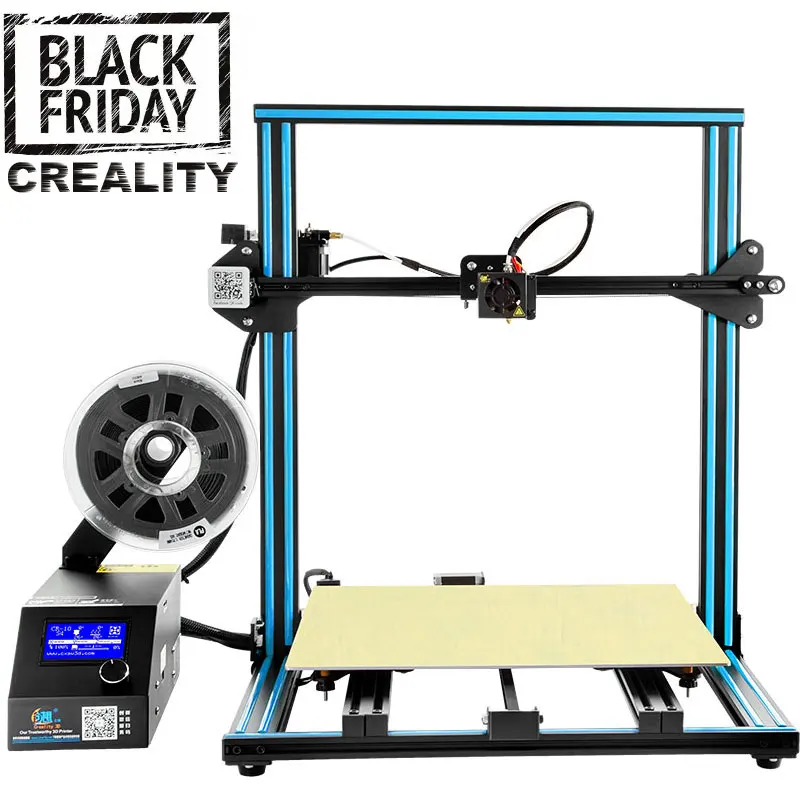 CREALITY 3D CR 10 Большая область печати открытое строительство алюминиевая рама 3d
