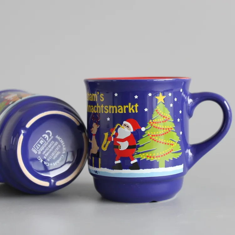Германия Санта Клаус Christma дерево Керамика чашки воды молоко чашки путешествия Сувениры кружки Офис посуда творческий подарок