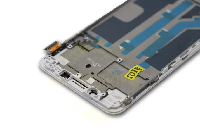 ЖК-дисплей и сенсорный дигитайзер с рамкой для OPPO R9 R9m R9tm X9009 5 дюйма белый цвет