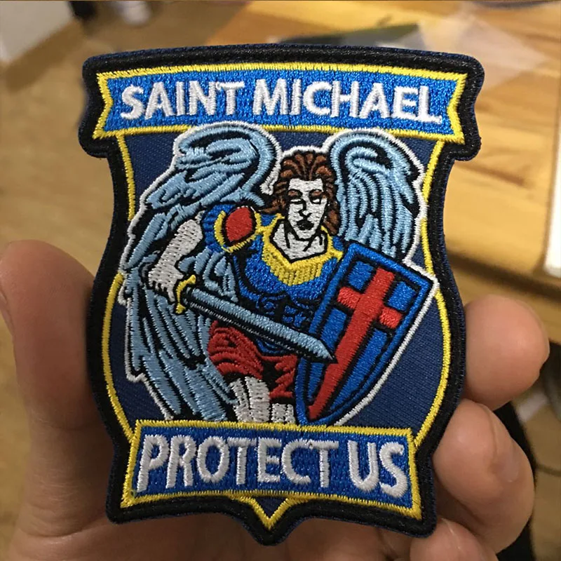 Новинка 2019 г. св. Майкл защищает Америку тактический армия МССБ патч крылья меч