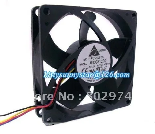 Mulfan для 8 см Дельта 8020 afc0812dd 12 В 0.75a 4 провода ШИМ dc бесщеточный корпуса вентилятора