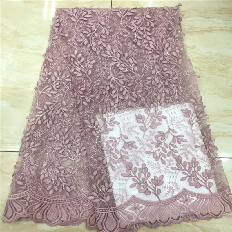 Новейшая пурпурная африканская кружевная ткань Madison 2021 популярные тюлевые