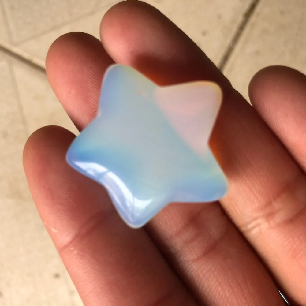 Натуральный кристалл опал драгоценный камень звезда медитация чакра терапия