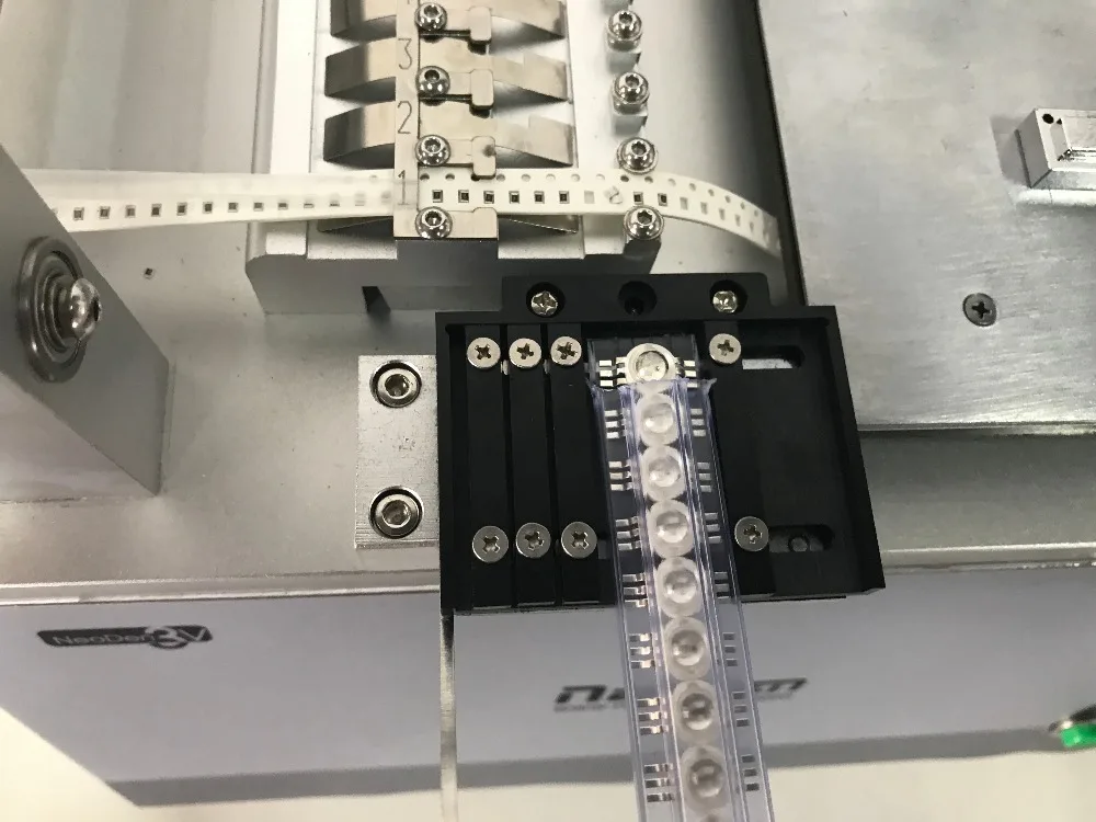 Машина для производства smd светодиодная сборная линия pick and place NeoDen3V 44 фидерных