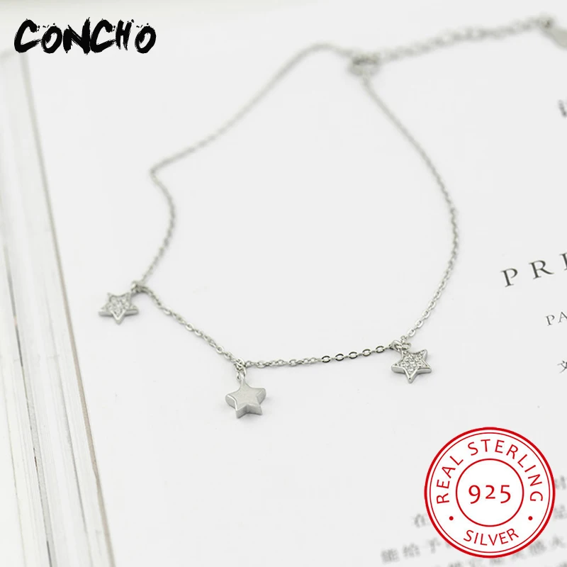 2018 Настоящее Новое серебро трендовый Циркон Tornozeleiras Bijoux Cheville Argent Concho ювелирное