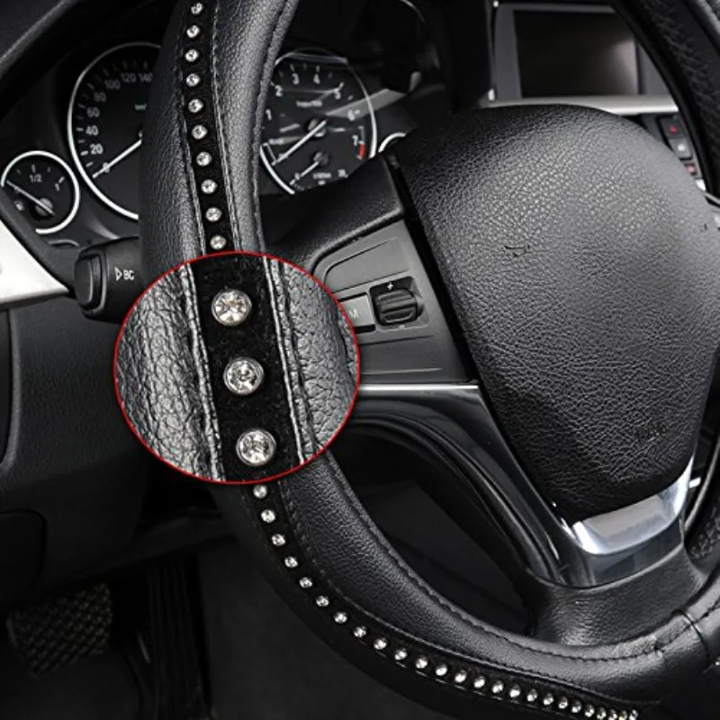 Чехол на руль украшенный стразами стразы для Kia ceed cerato sorento sportage 3 r soul of 2010 2009 2008 |