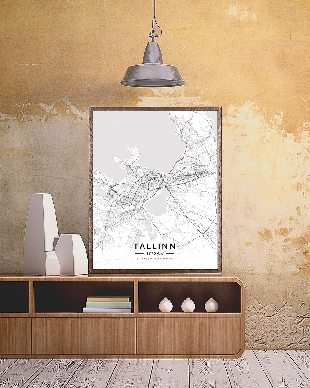 Tallinn Estonia Map Poster | Дом и сад