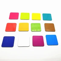 50pcs 30x30x1mm craft thin and flexible rubber magnet self adhesive flexible magnetic sheet paper magnetic stickers magnet