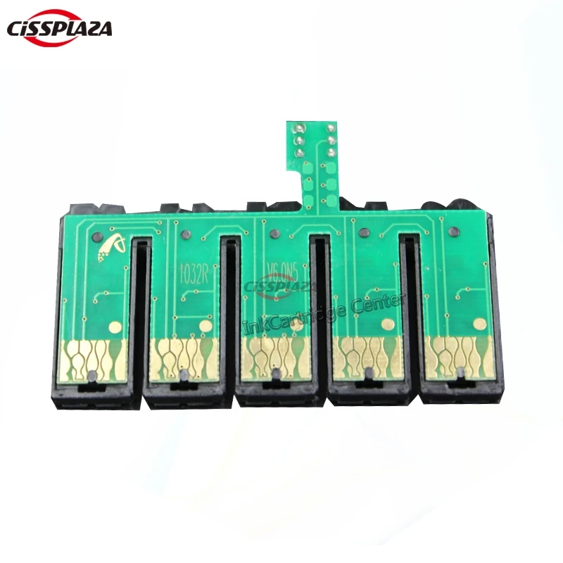 CISSPLAZA 5 шт. T0731 T0734 комбинированные чипы ARC совместимые с epson Stylus C110 держателем чипа