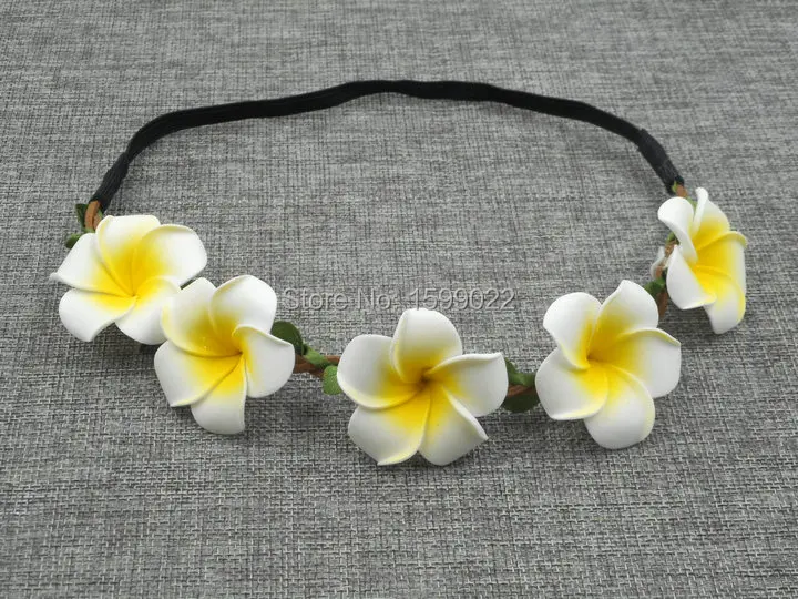 Искусственная Цветочная повязка на голову из вспененного материала аксессуары