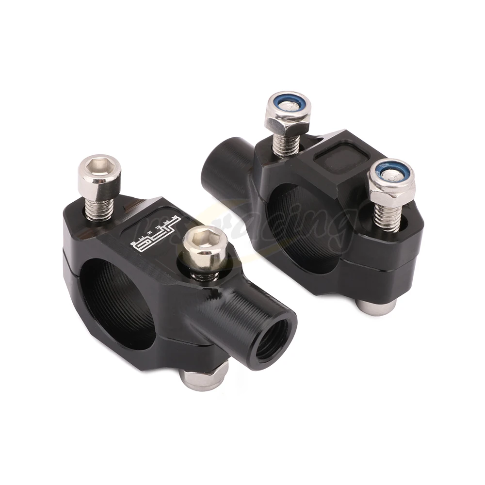 Motorcycle 7/8&quot 22MM M8 M10 Rotating Bar Clamp Rear View Mirror Mount Housing For KTM EXC SX SXF XCF CRF KLX KXF YZF WRF RMZ DRZ |