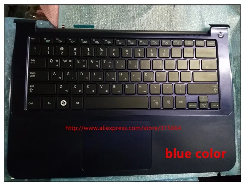 Корейский макет новая клавиатура для ноутбука с подставка под тачпад Для samsung NP900X3A 900X3A