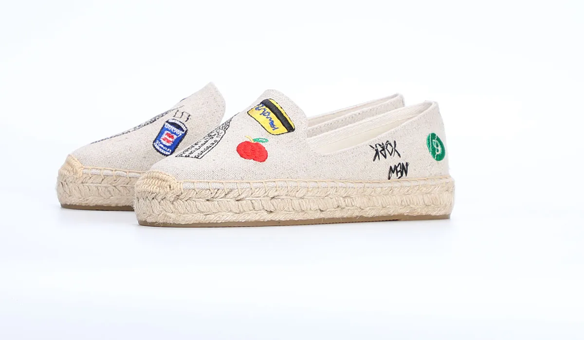DZYM/сезон весна-лето; Новинка; Canavs espadrilles; женские туфли на плоской подошве в рыбацком стиле; обувь для вождения в этническом стиле; кроссовки; женские лоферы
