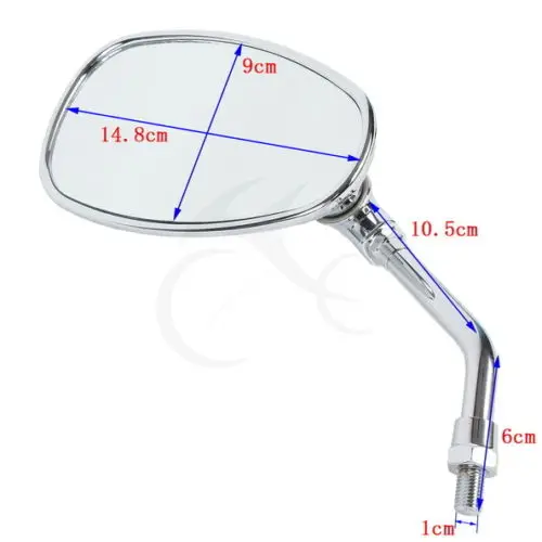 Мотоциклетные зеркала заднего вида для Kawasaki VN 2000 Vulcan VN1600 VN1500 VN900 VN800 VN400 SUZUKI GSX1300BK GSR400 AN650