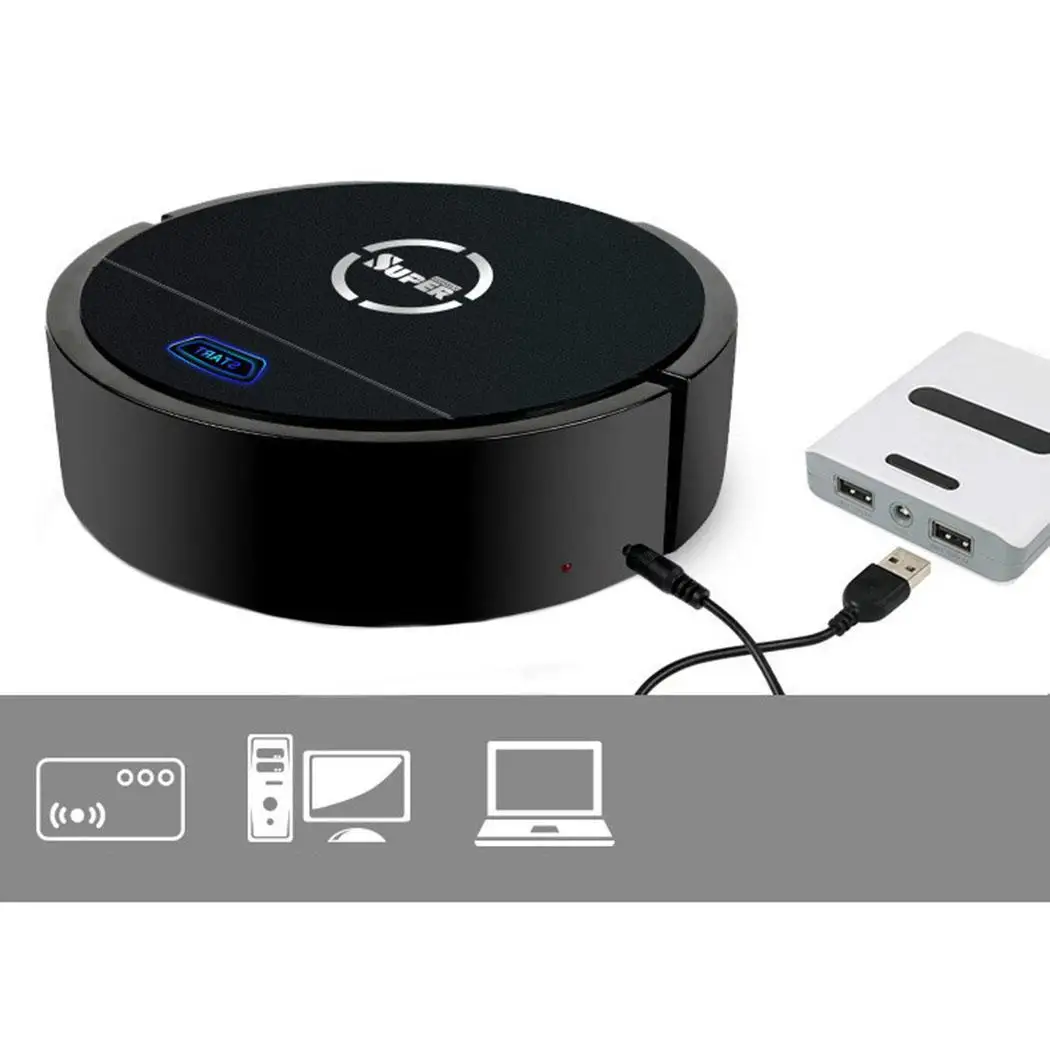 USB Перезаряжаемый робот для автоматической уборки умный подметальный пола