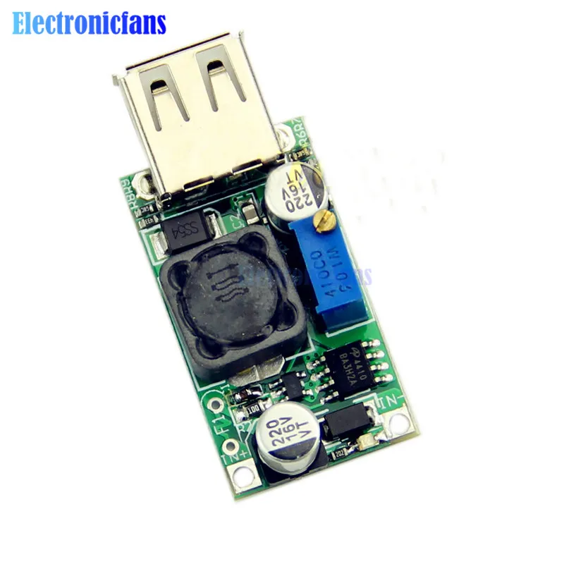 DC-DC Boost Converter 3V Up 5V to 9V 2A USB Output Voltage Step-up Module DIY High Efficiency | Электронные компоненты и