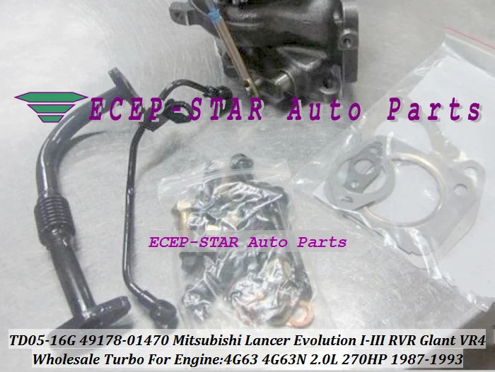 TD05 20G 49178 01470 4917801470 MR239345 турбо для Mitsubishi Lancer Evolution I II III RVR Galant VR4 1987 93 4G63N 2.0L 270HP|turbo turbo