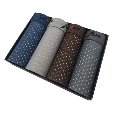 4pcs-E Jerrinut 2/3/4 штуки в партии трусы-боксеры Для мужчин нижнее белье мужские боксеры Лидер продаж дышащие мужские трусы боксеры для мальчиков, трусы, мужские шорты, боксеры - Цвет: 4pcs-E