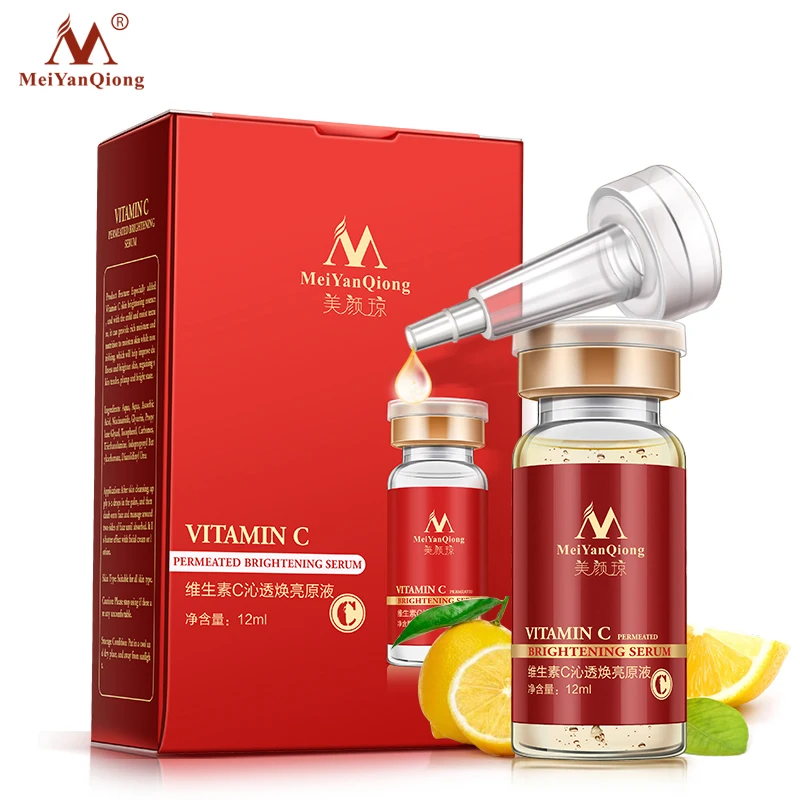 Антивозрастная отбеливающая сыворотка с витамином C 10 мл|face care serum|serum anti acnecream aging |