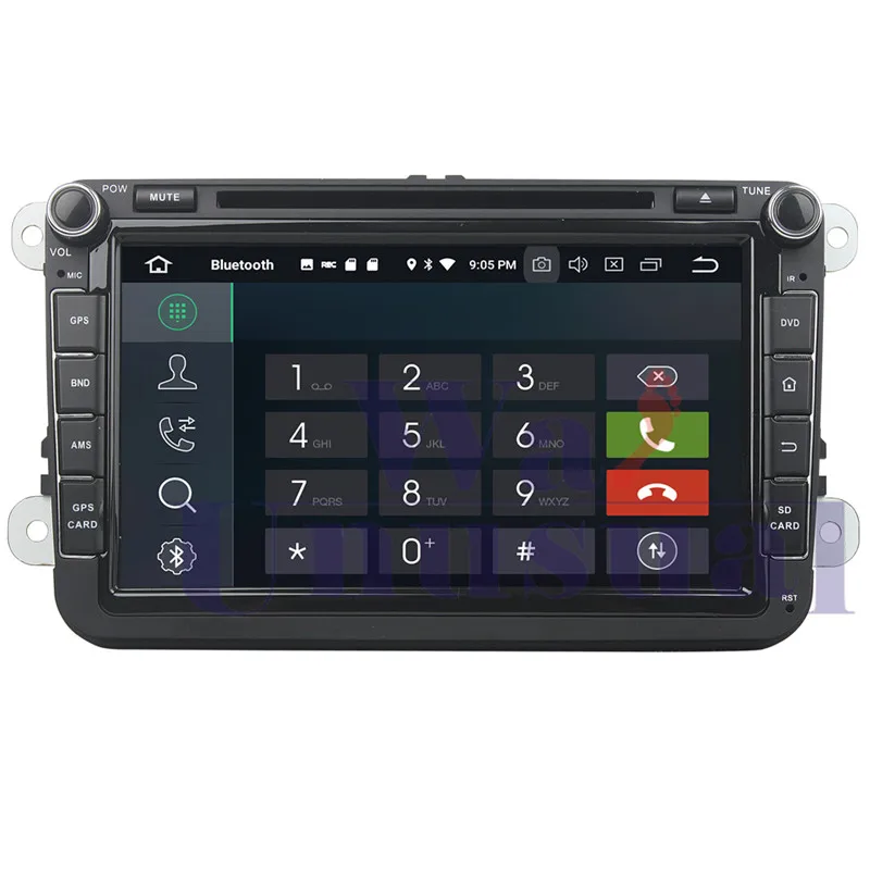 DVD-плеер wanобычно на Android 9 0 для VW Magotan/Caddy/Passat/ Sagitar/Tiguan/Touran/ Jetta/Seat/CC/Polo GPS-навигация
