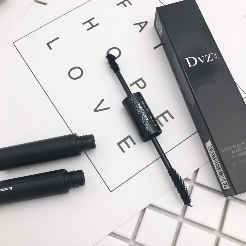 Dvz 3D Черная тушь для ресниц удлиняющая завивающая ресница косметика стойкий