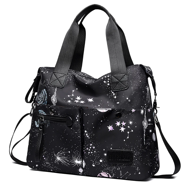 Galaxy Star, женские сумки через плечо,, водонепроницаемые, Оксфорд, сумки, дизайнерские, Большая вместительная сумка, bolsa