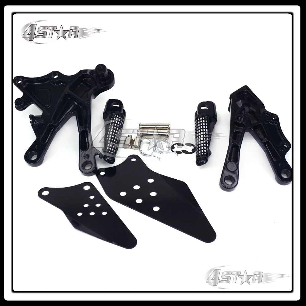 Передние Подножки для мотоцикла подножки педали и кронштейны штатива Kawasaki ZX10R 2006