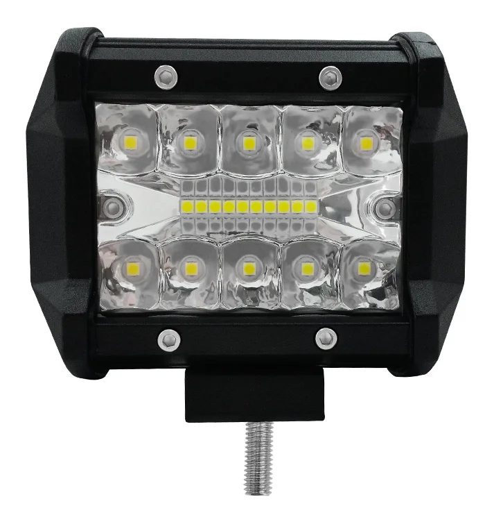 4inch60W 36 Вт 60 Вт 120 Вт 240 Вт 300 комбо работы светодиодный светильник бар светодиодный для Jeep ATV УАЗ внедорожник седельный тягач внедорожный точечный Запуск светильник 12V 24V - Цвет: 4inch60W