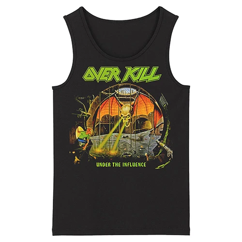 Todhoof Overkill Progressive Death тяжелый металл, металл, Thrash, металл, мужские майки, Азиатский размер - Цвет: 4
