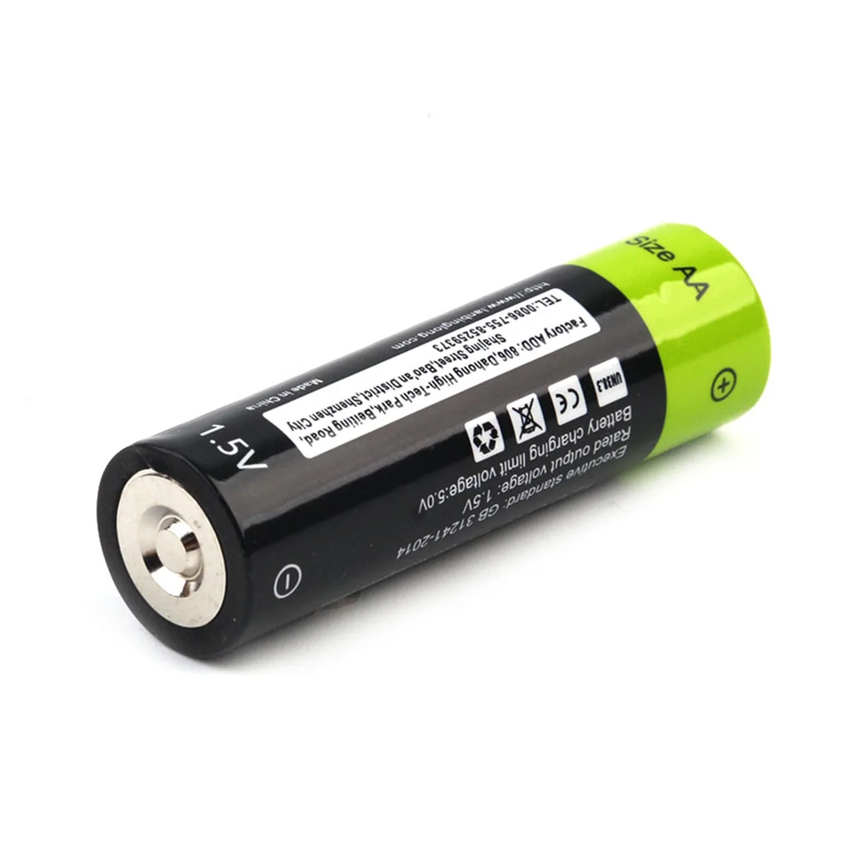 ZNTER 1,5 V AA 1250mAh литий-полимерная аккумуляторная батарея микро usb зарядка 1,5 v батареи