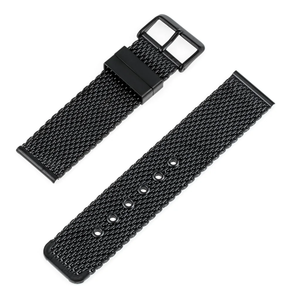 Ремешок для часов из нержавеющей стали Samsung Gear S3 Classic/Frontier 22 мм черный и