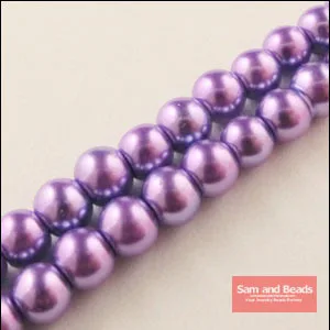 Бесплатная доставка 100 шт круглый шар россыпью Стеклянный Жемчуг отверстие