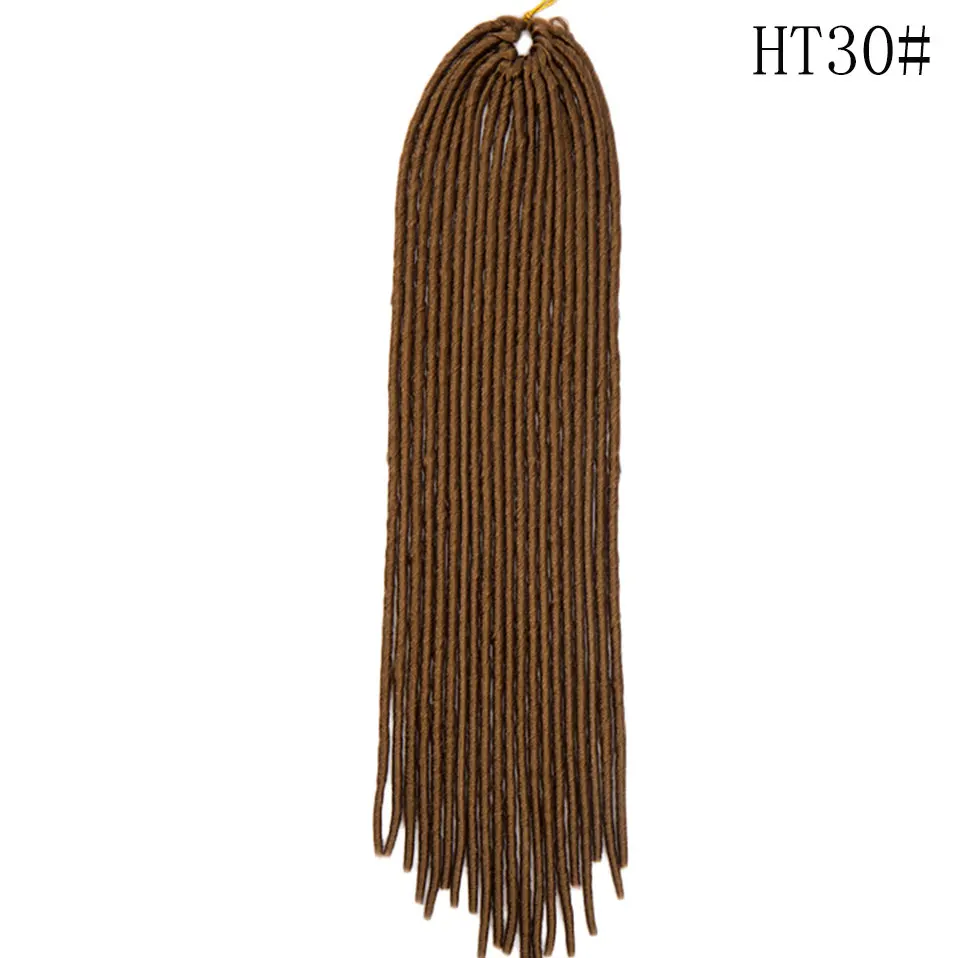 #6 SNOILITE искусственные локоны в стиле Crochet косички 20 дюймов мягкие натуральные синтетические волосы для наращивания 20 шт - Цвет: #6