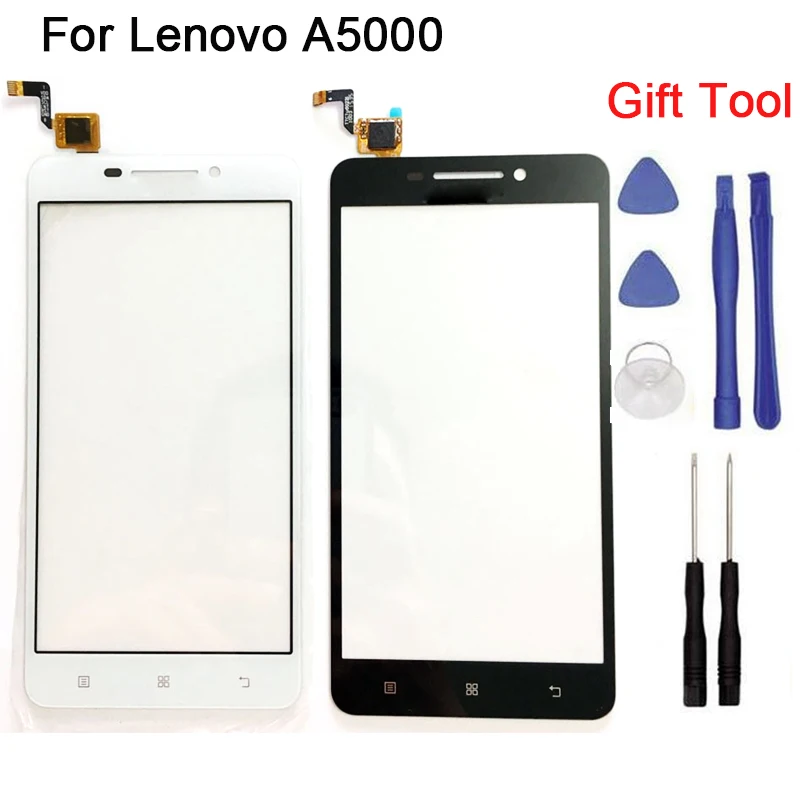 Сенсорный сенсор для lenovo A5000 сенсорный экран стекло дигитайзер Передняя