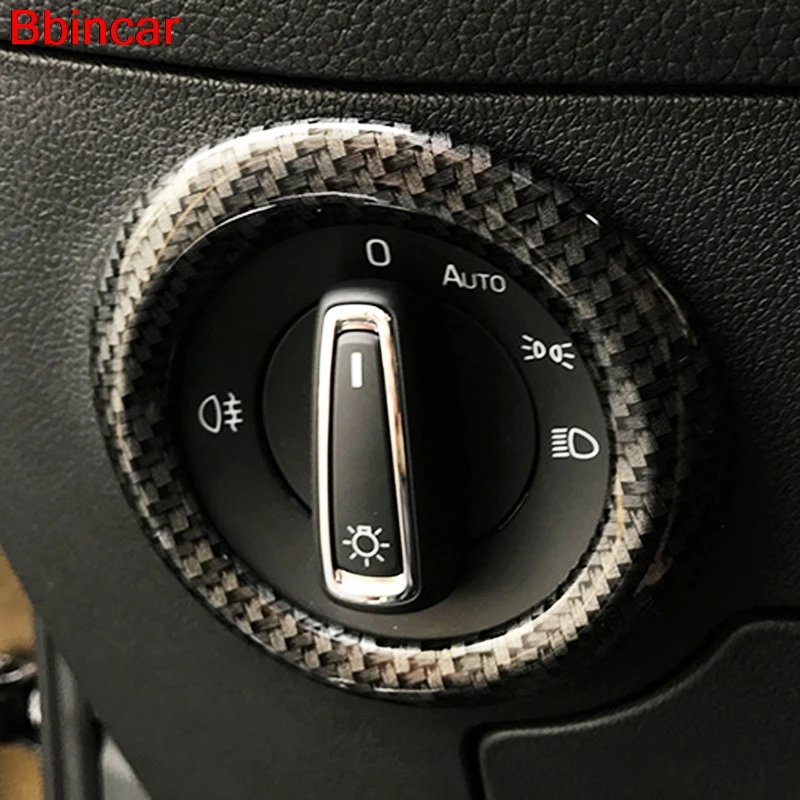 Bbincar Front Driver Seat Headlight Switch Cover Frame Decoration Interior Trim For Skoda Superb B8 2016 2017 | Автомобили и
