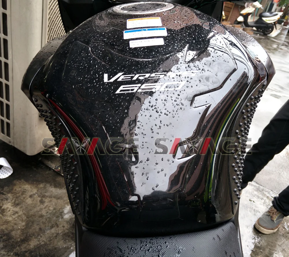 Для KAWASAKI NINJA 250R/300 KLE 650 VERSYS Мотоцикл Танк тяга Подушка Нескользящая наклейка сторона наклейка газ колено сцепление протектор