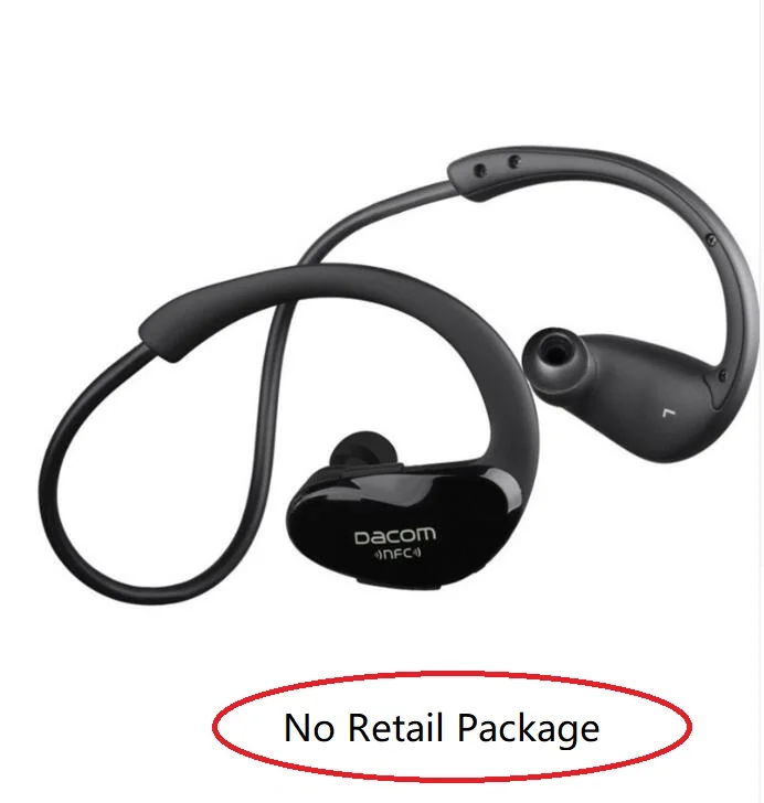 Оригинальные спортивные наушники Dacom G05 Athlete Bluetooth, Беспроводные спортивные наушники, стерео музыкальные наушники Fone De Ouvido с микрофонами - Цвет: blk without package