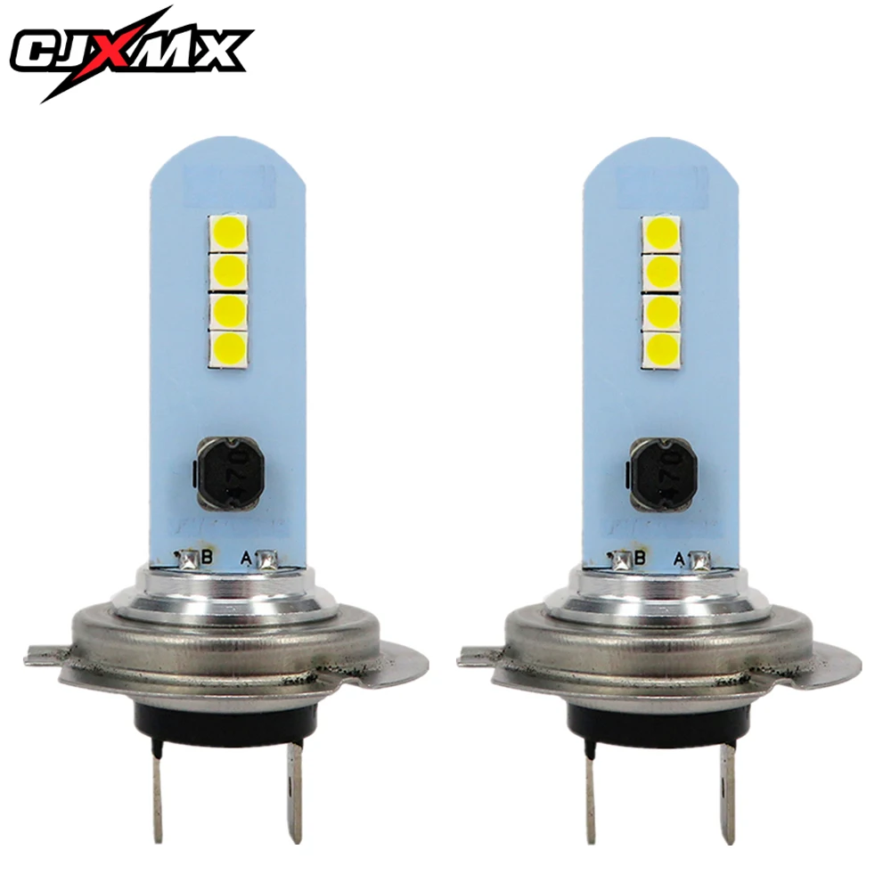 CJXMX 2 шт. H7 светодиодный фонарь H8 H11 9005/HB3 9006/HB4 1200LM 3030 8SMD супер яркий автомобильный