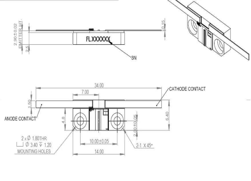 10 Вт 808нм лазерный диод f-крепление с объективом FAC для dpss насоса | Инструменты