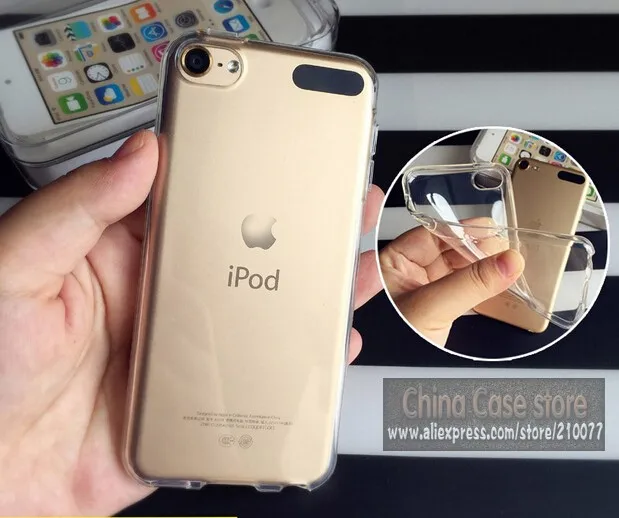 Прозрачный силиконовый гелевый Чехол и Защита экрана для iPod Touch 6 6G го