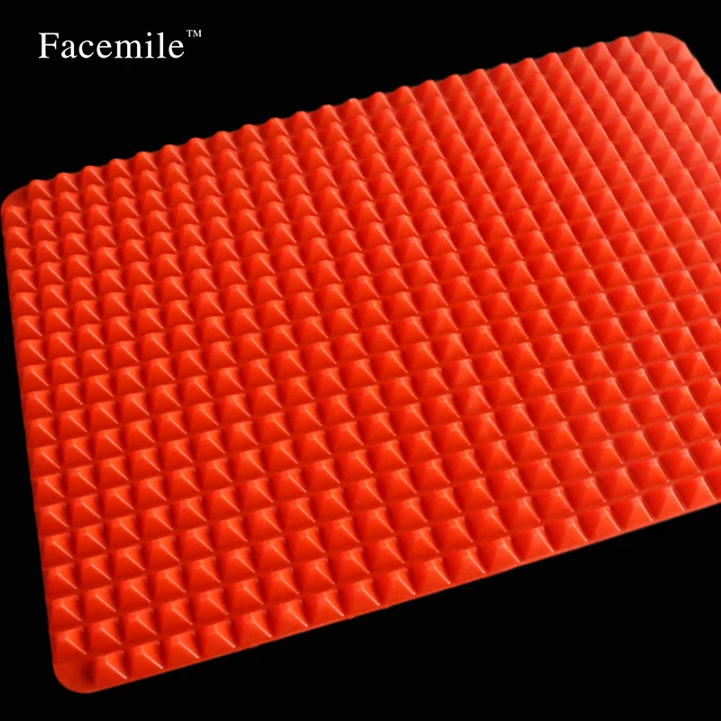 Антипригарная жаростойкая силиконовая выпечка в форме пирамиды жарка коврики