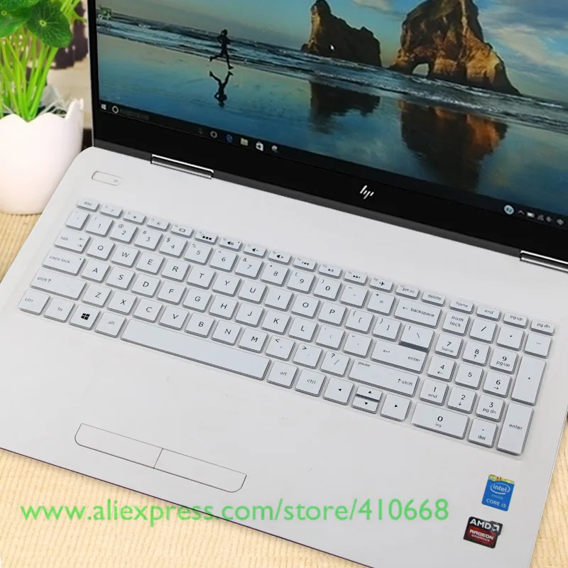 White 15 15,6 дюймов чехол для клавиатуры ноутбука протектор для hp pavilion ENVY x360 15-BP003TX 15-bp105TX 15,6 ''/X360 15-BP BQ серии - Цвет: White