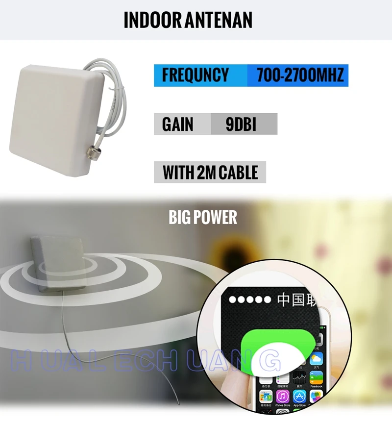700mhz-2700hz GSM 2G 3G 4G LTE мобильный телефон антенна N тип разъем Внутренняя Панель