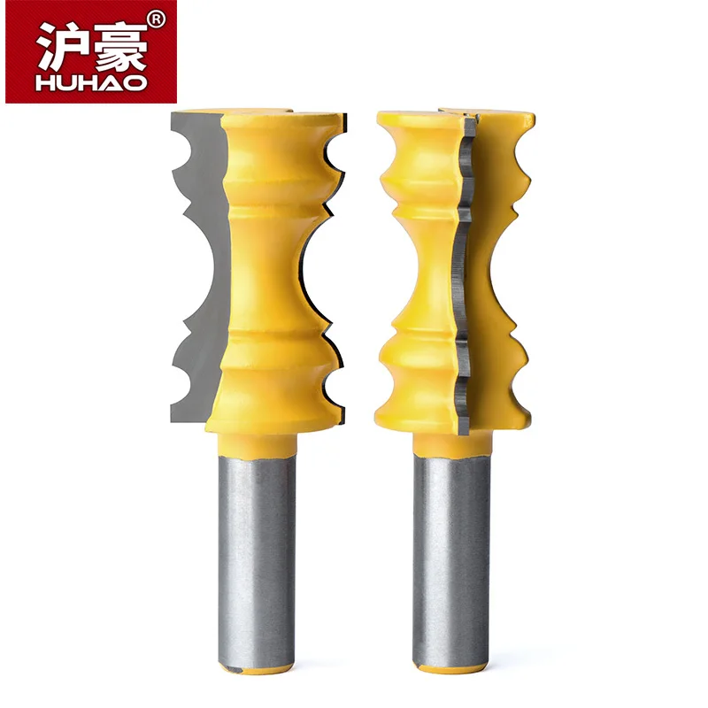 

HUHAO 1pc 1/2" Shank Woodworking Slotted Trimming Router Bits Milling Cutter CNC Tool For Wood Pattern Carving Cutter