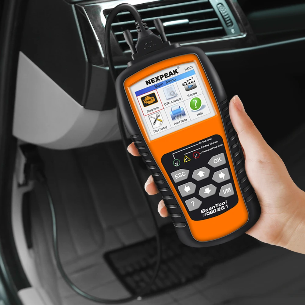 2018 OBD2 автомобилей сканер nexpeak NX501 полный ODB2 поддерживает несколько языков odb 2 Авто